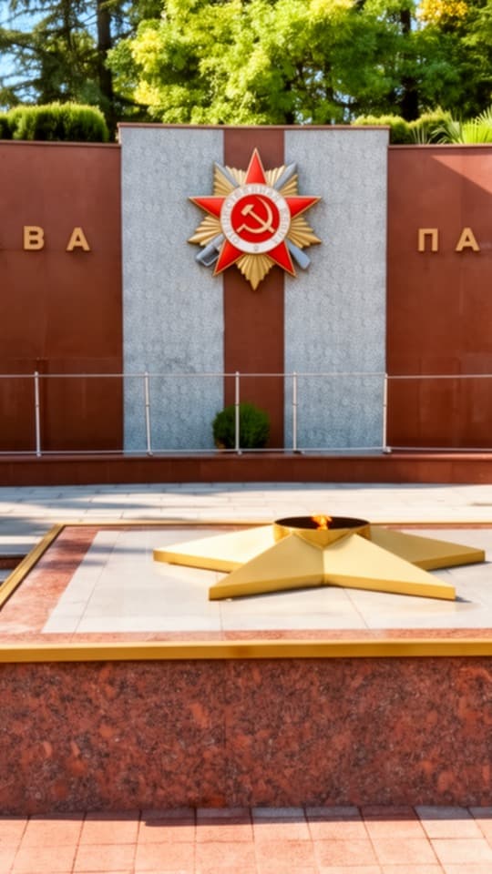 Вечный Огонь в Завокзальном микрорайоне Сочи